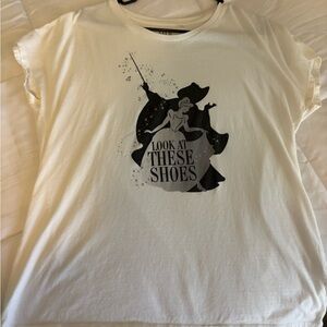 Disney White T-Shirt Cinderella